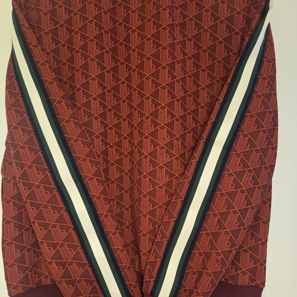 Lacoste Red Patterned Jacket - Picture 5 of 6